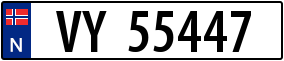 Truck License Plate